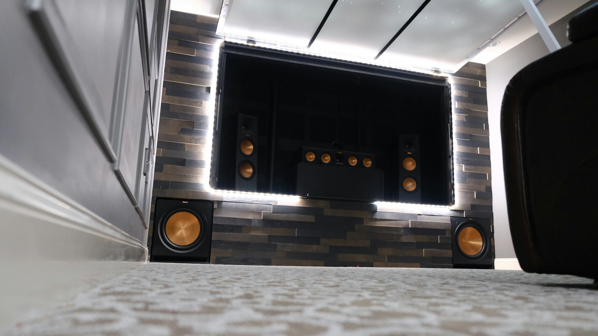 Klipsch Shawn Repp home theater front view