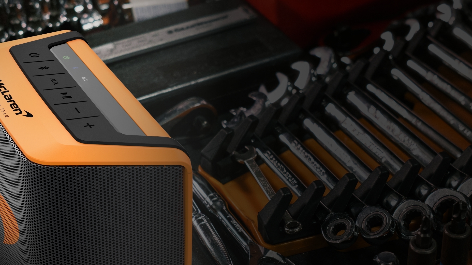 klipsch groove mclaren Bluetoothスピーカー GROOVE McLAREN EDITION PORTABLE BLUETOOTH SPEAKER