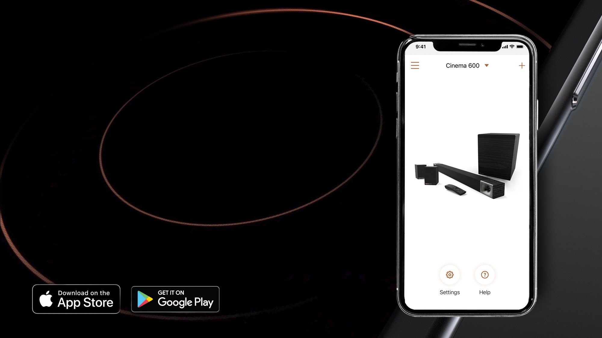 Klipsch Connect App Cinema Sound Bar Desktop