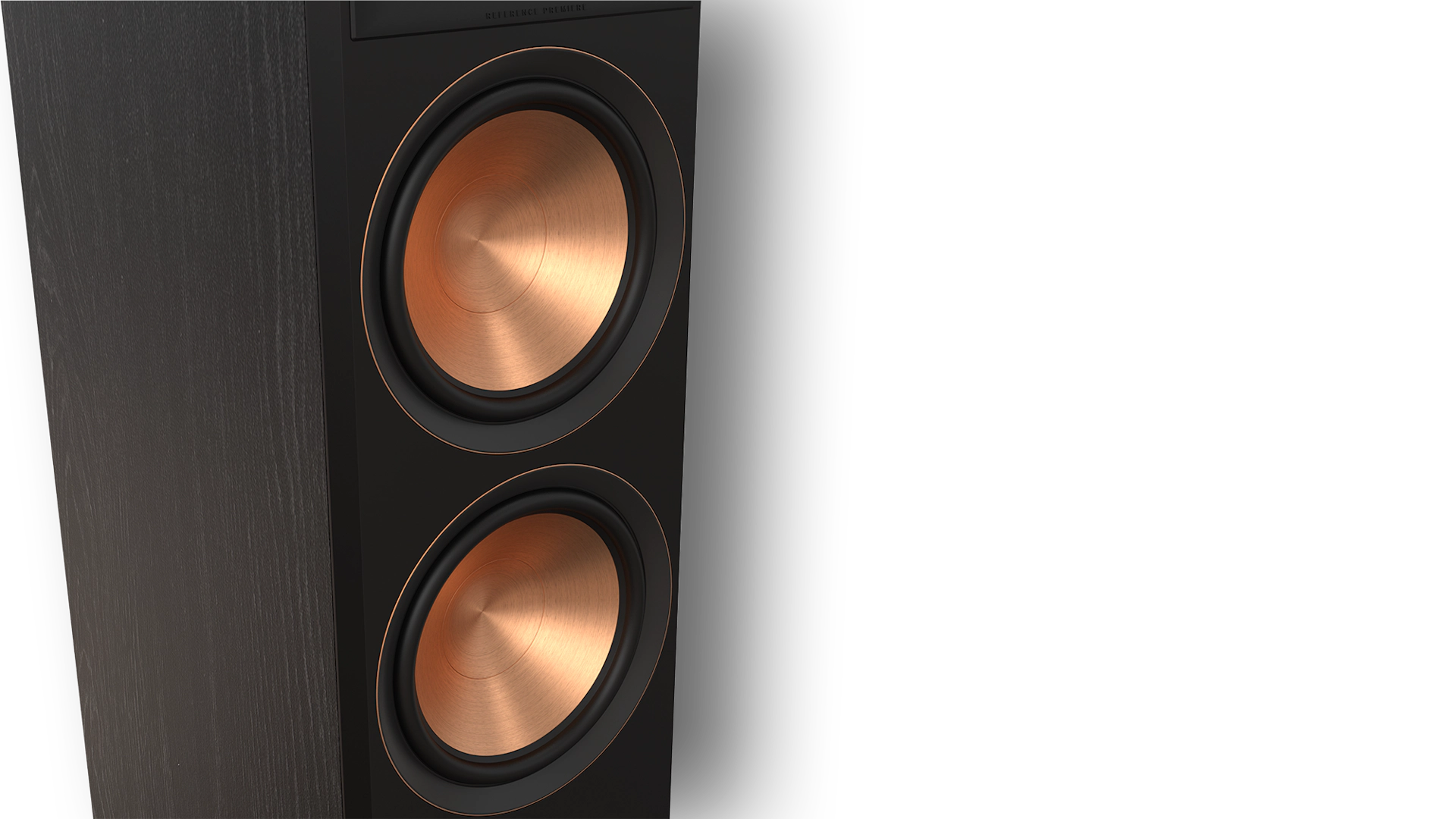 Closeup of 2022 cerametallic woofers