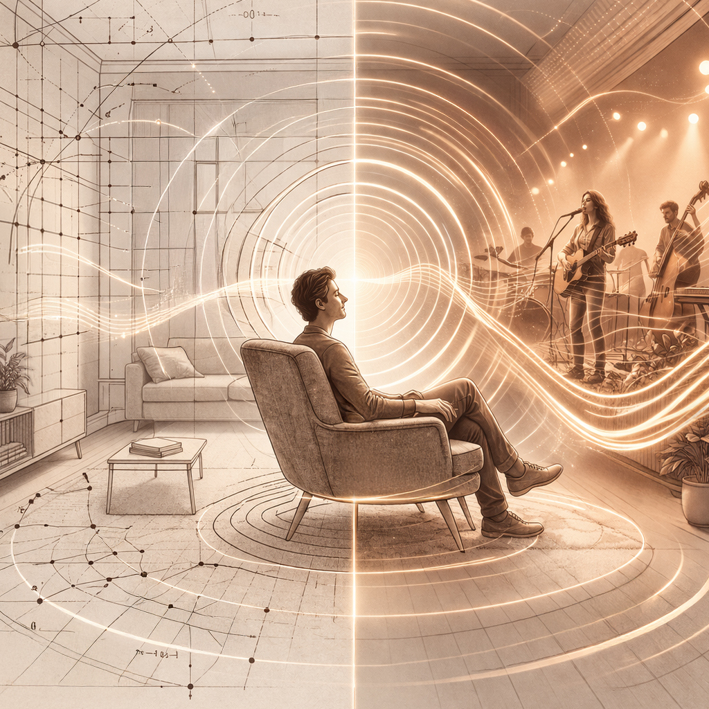 Combine Klipsch with built in Dirac Live Room Correction to Remove the acoustic anamolies in your room 1024x1024