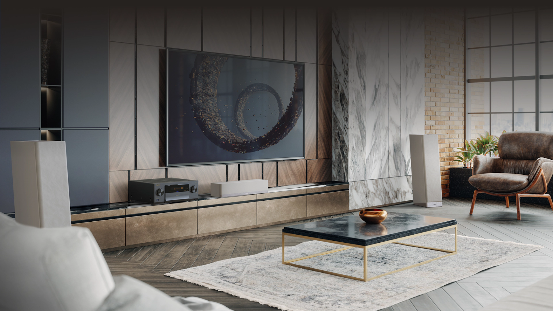 Elite VSX LX805 with Jamo System in Living Room Hero 1920x1080