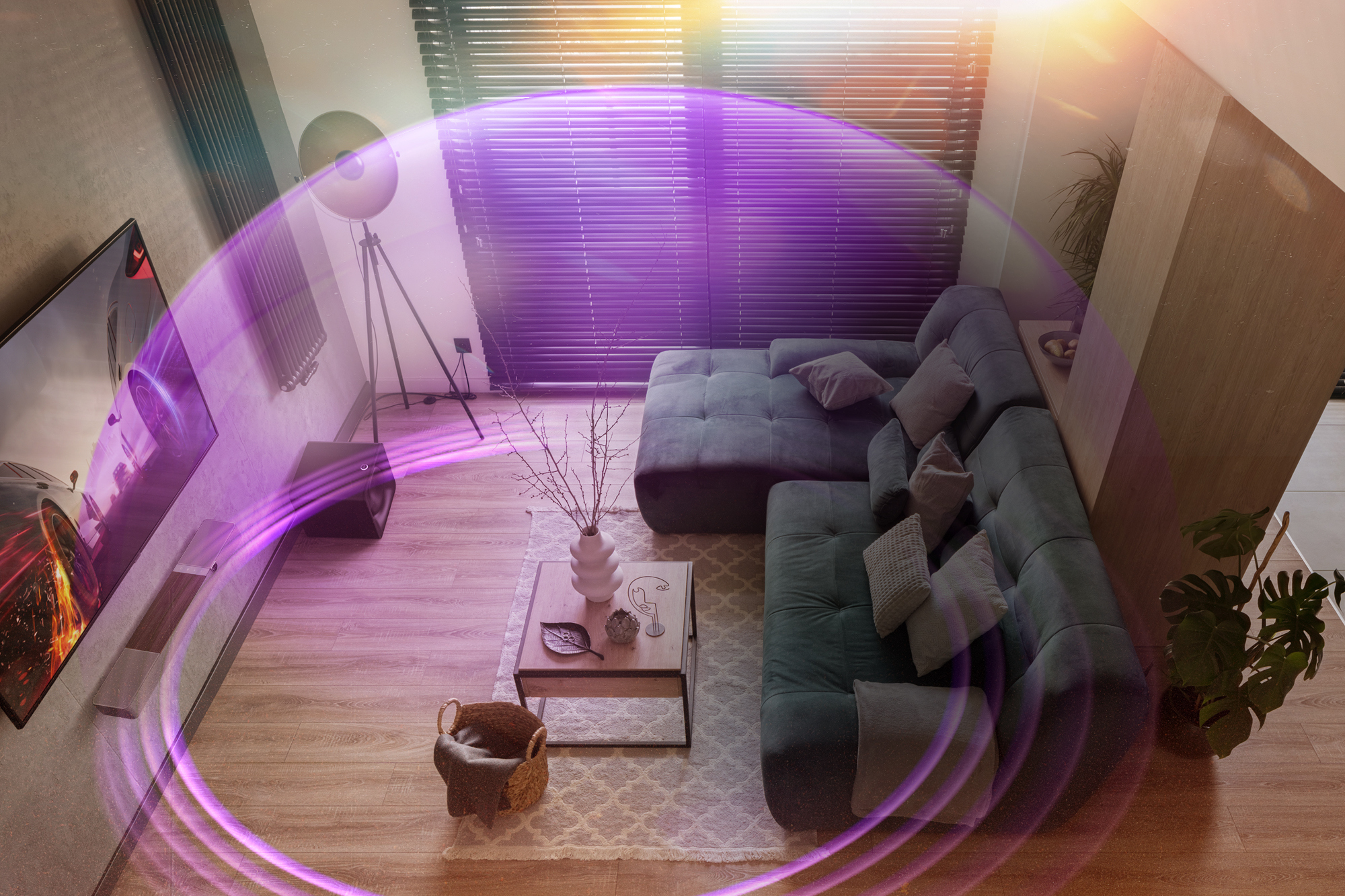 Flexus CORE 100 Web Images Immersive Spatial Sound in brighter room 2000x1333 B