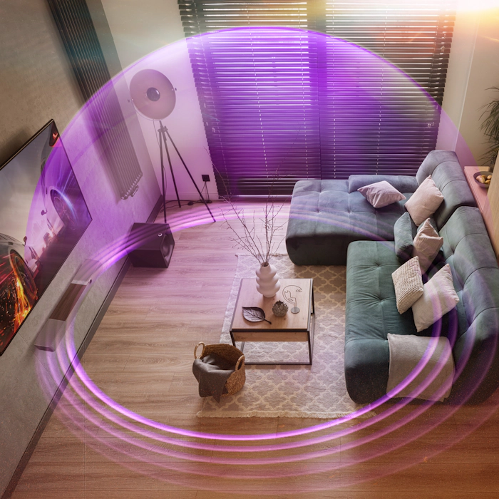 Flexus CORE 100 Web Images Immersive Spatial Sound in brighter room 2000x2000 B