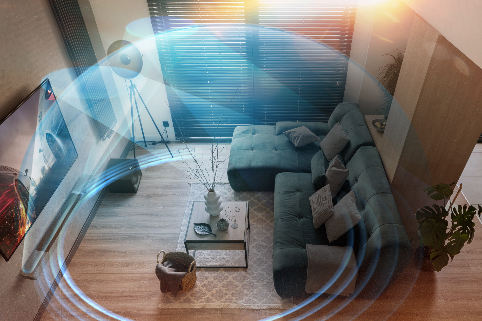 Flexus CORE 200 Web Images Immersive Spatial Sound in brighter room 2000x1333 B