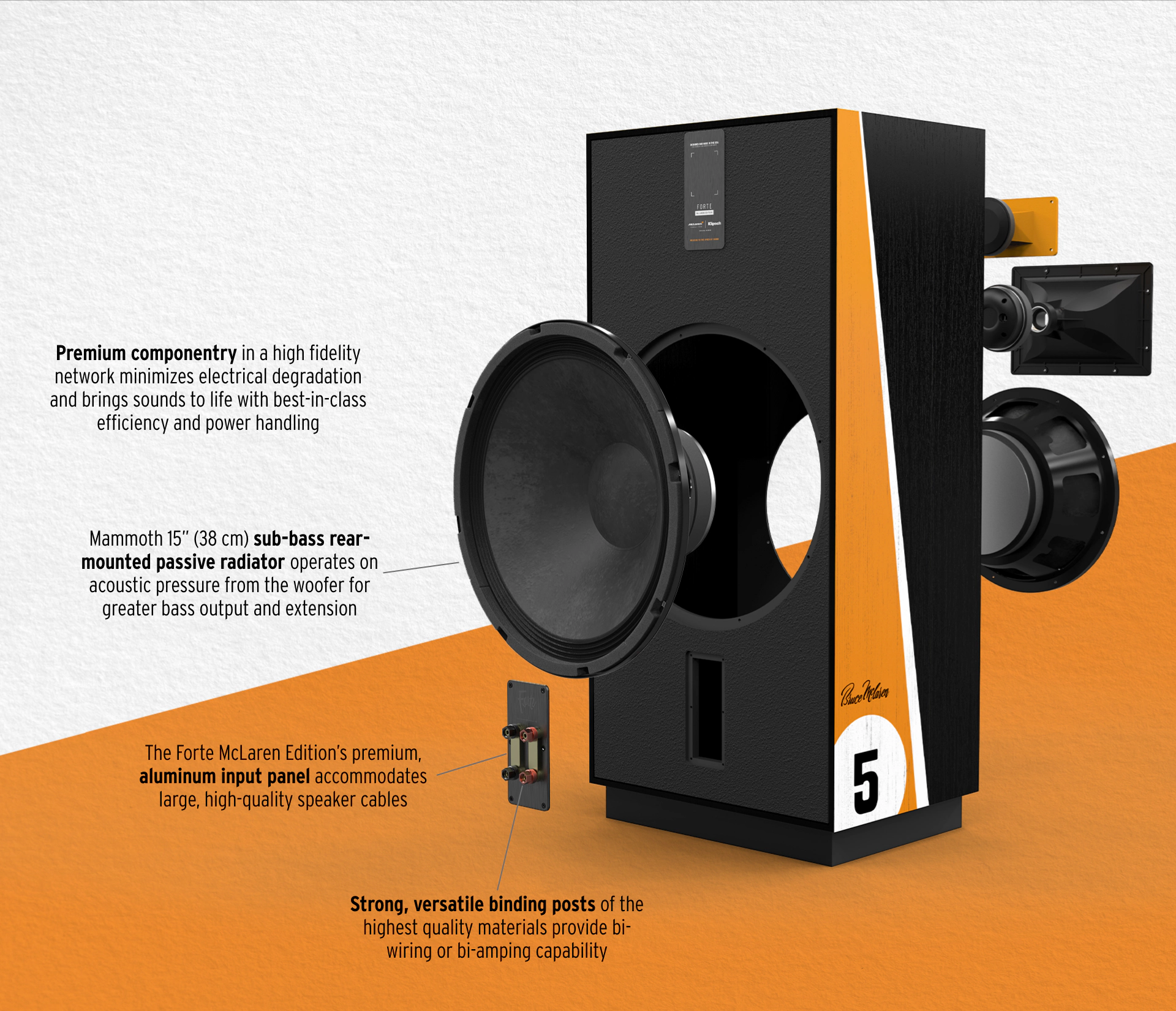 FORTE McLAREN EDITION FLOORSTANDING SPEAKER