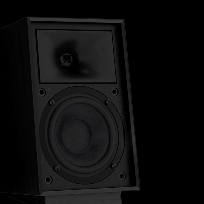 Heritage Pro Media 2 1 Black Speaker with grille off mobile