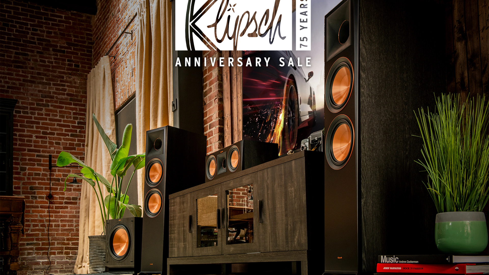 Klipsch 75th anniversary sale home theater setup