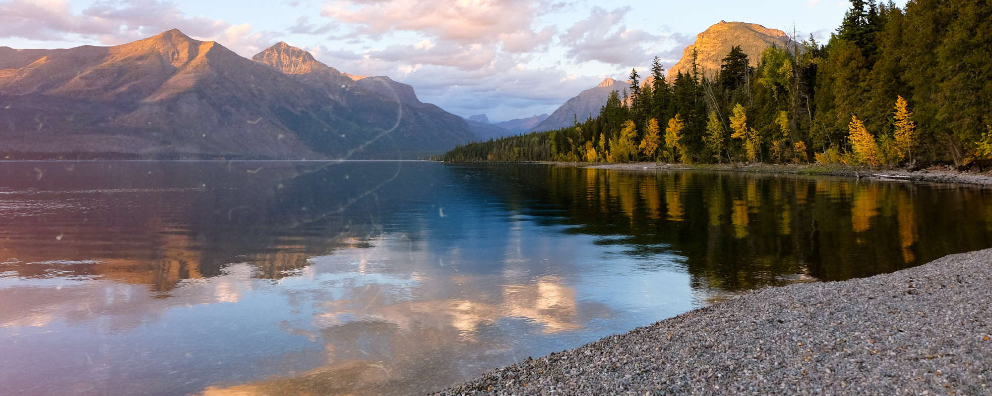 Klipsch Adventure RV Lake at sunset LAS 2000x800