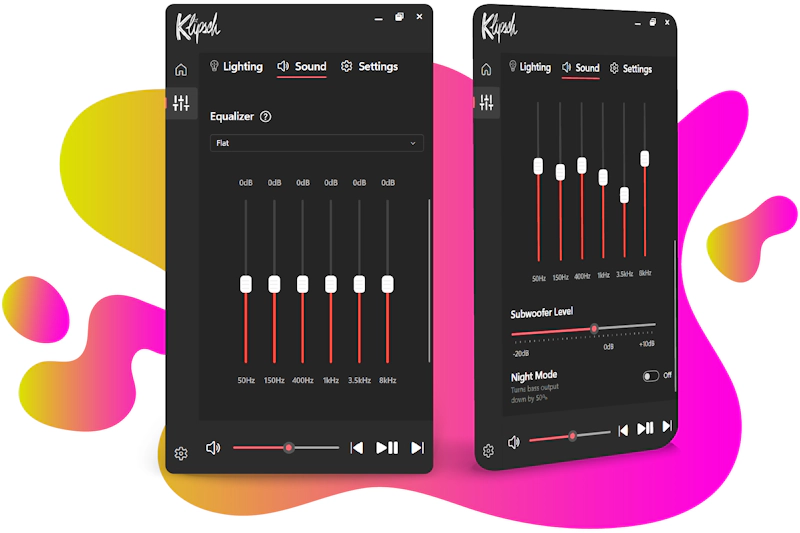 Klipsch Control Windows App Acoustic EQ screen 2000x1333