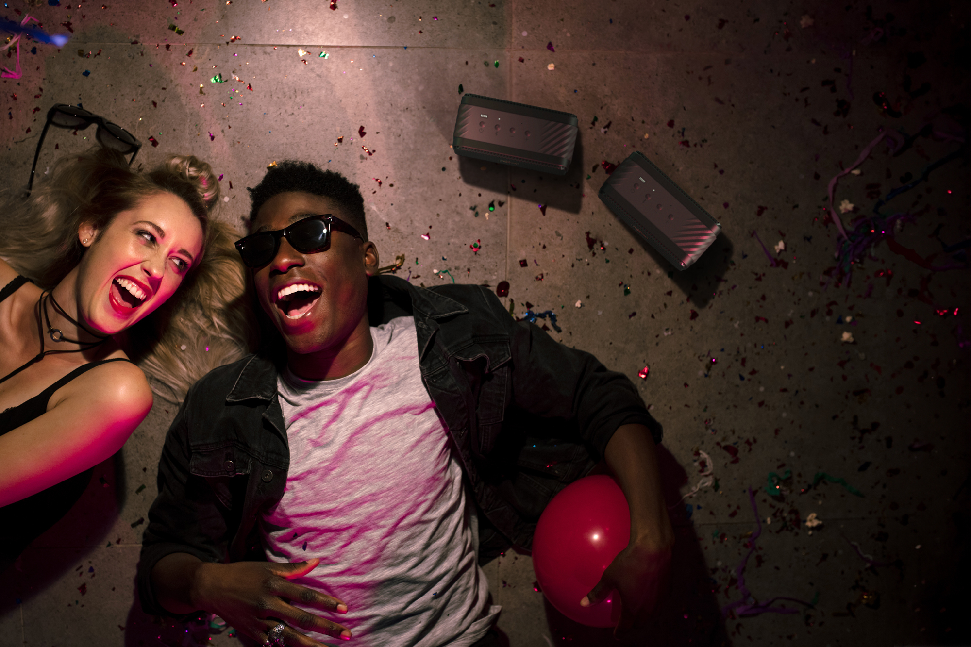 Klipsch Nashville on confetti party floor 2000x1333