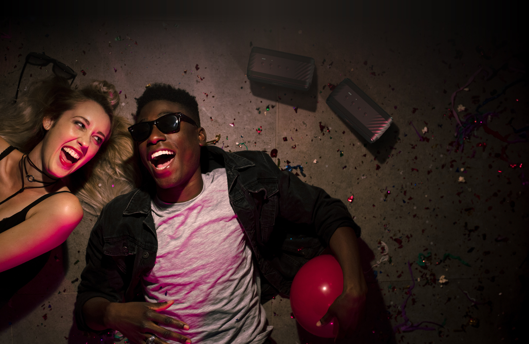 Klipsch Nashville on confetti party floor overlay 2000x1333