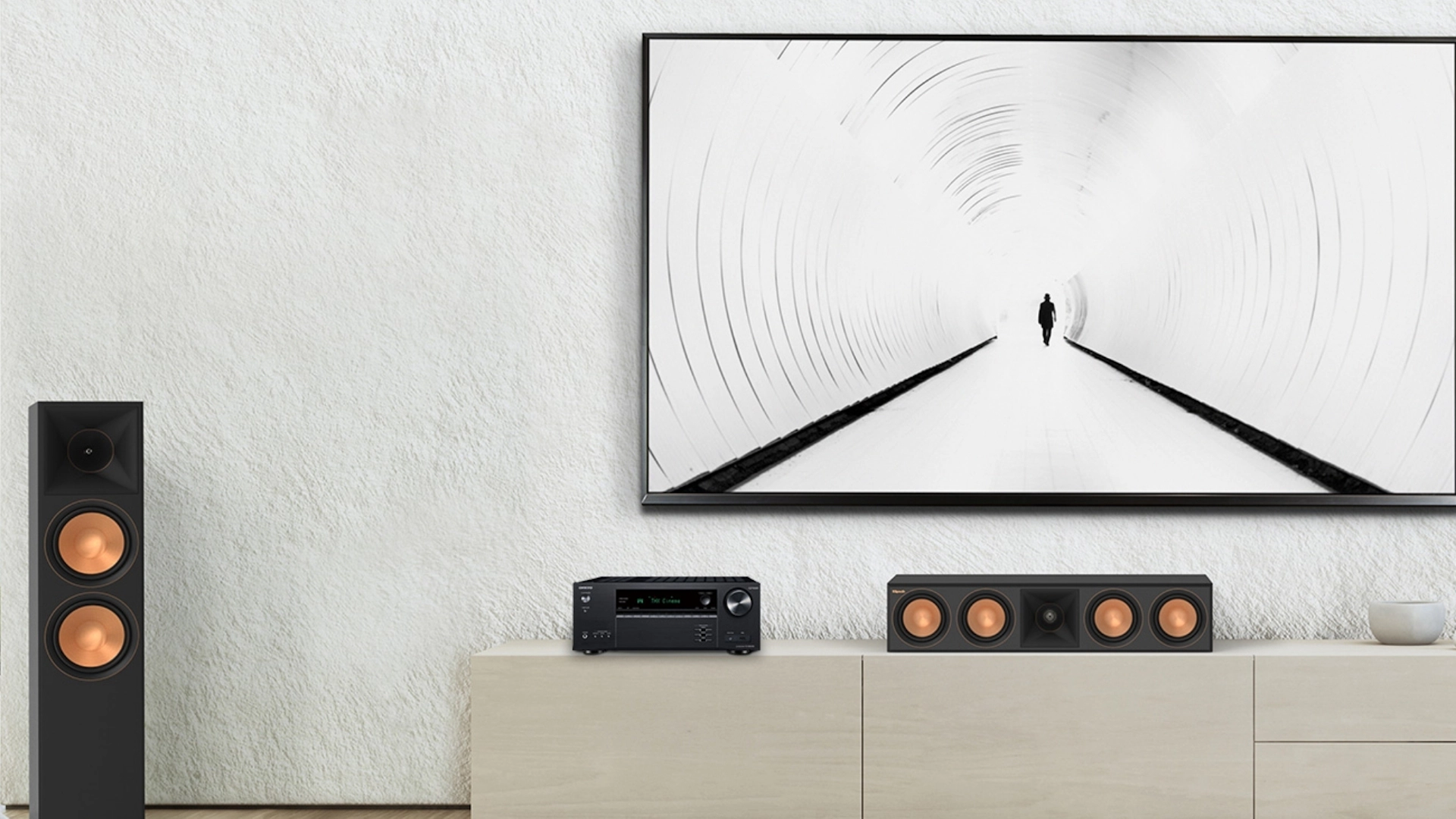 Klipsch Optimized With RP 8060 FA II RP 504 C II Onkyo TX NX6100 MOBILE