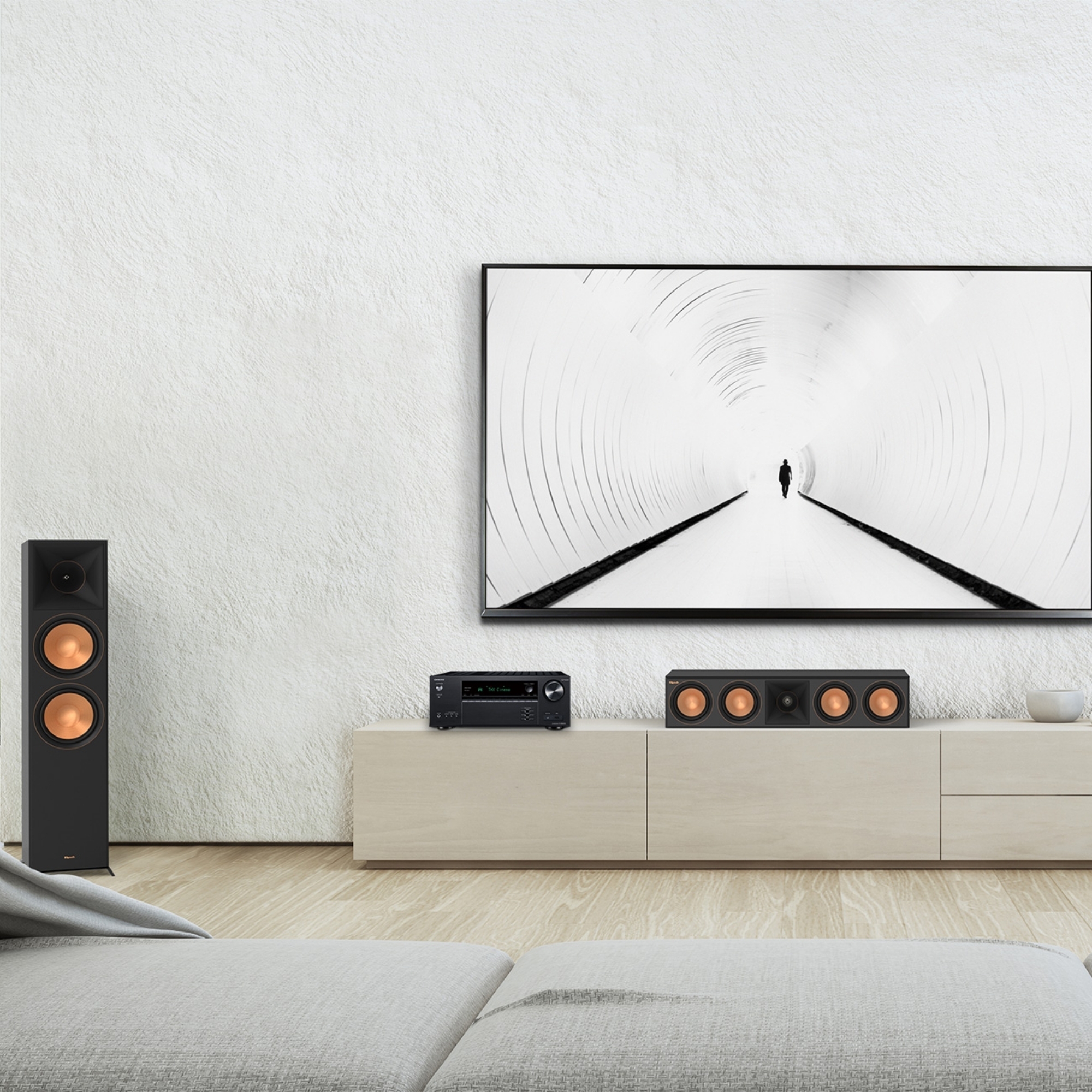 Klipsch Optimized With RP 8060 FA II RP 504 C II Onkyo TX NX6100 MOBILE