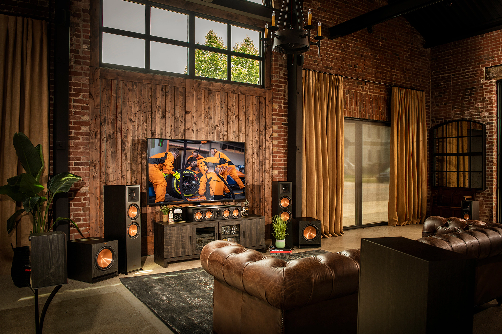Klipsch Speakers in living room