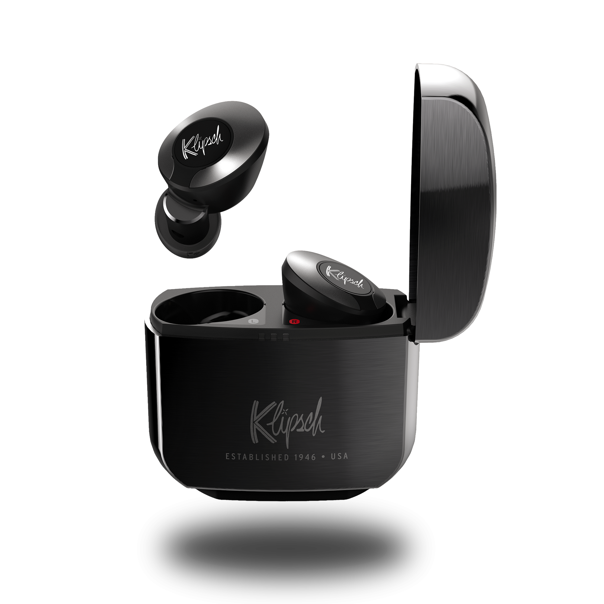 Klipsch T5 II TW ANC Gunmetal Hero Image mobile