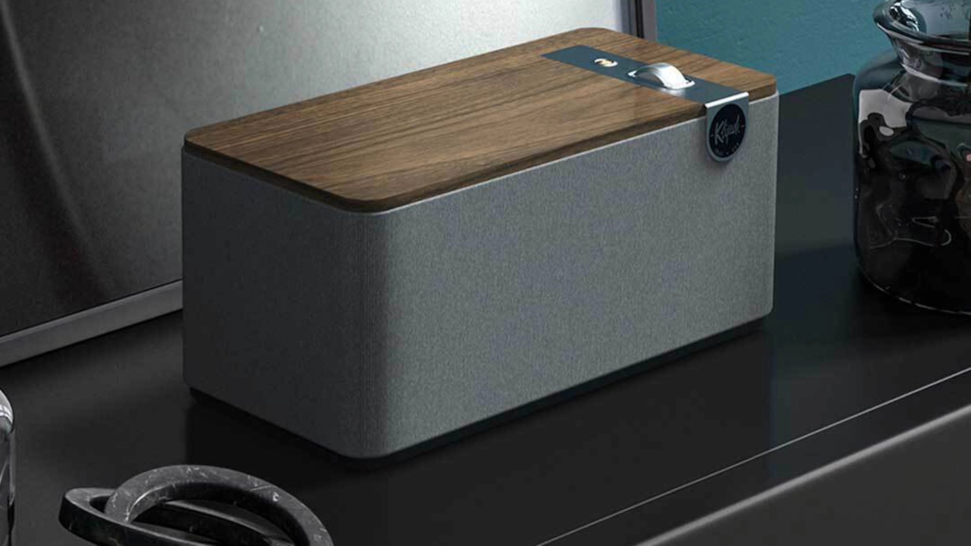 Klipsch The One Plus on dresser MOBILE