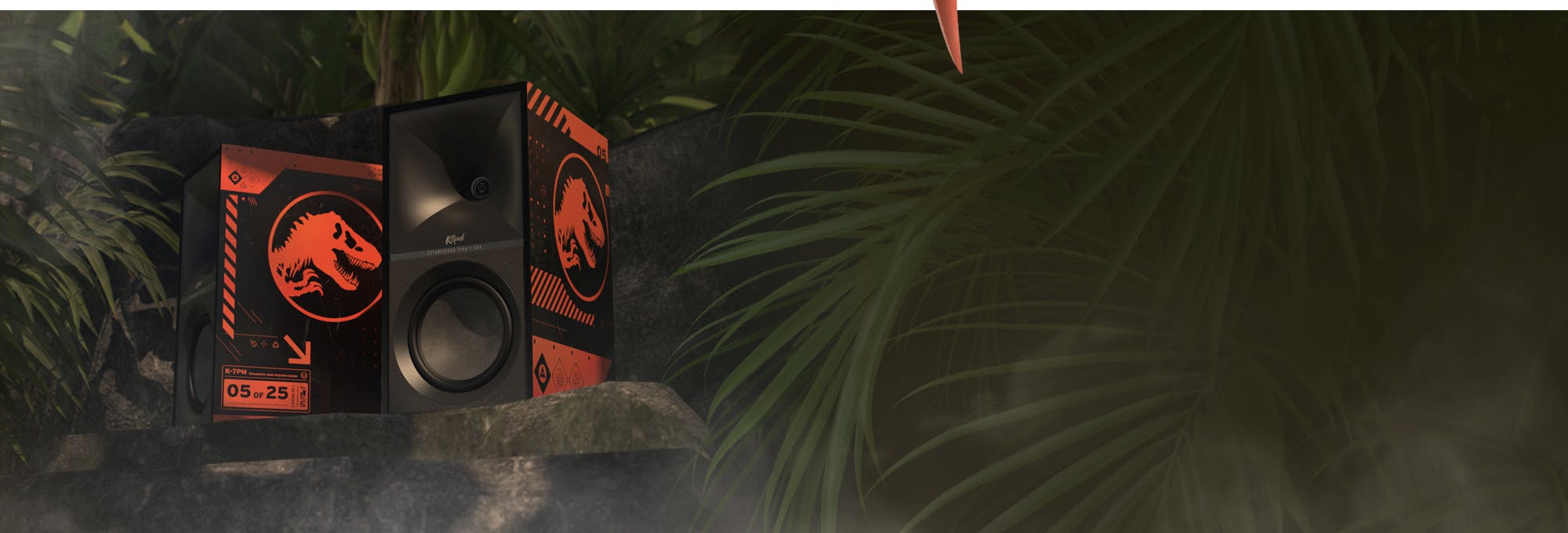 Klipsch x Jurassic World Rebirth NA 6 The Sevens JWR limited edition 2000x680