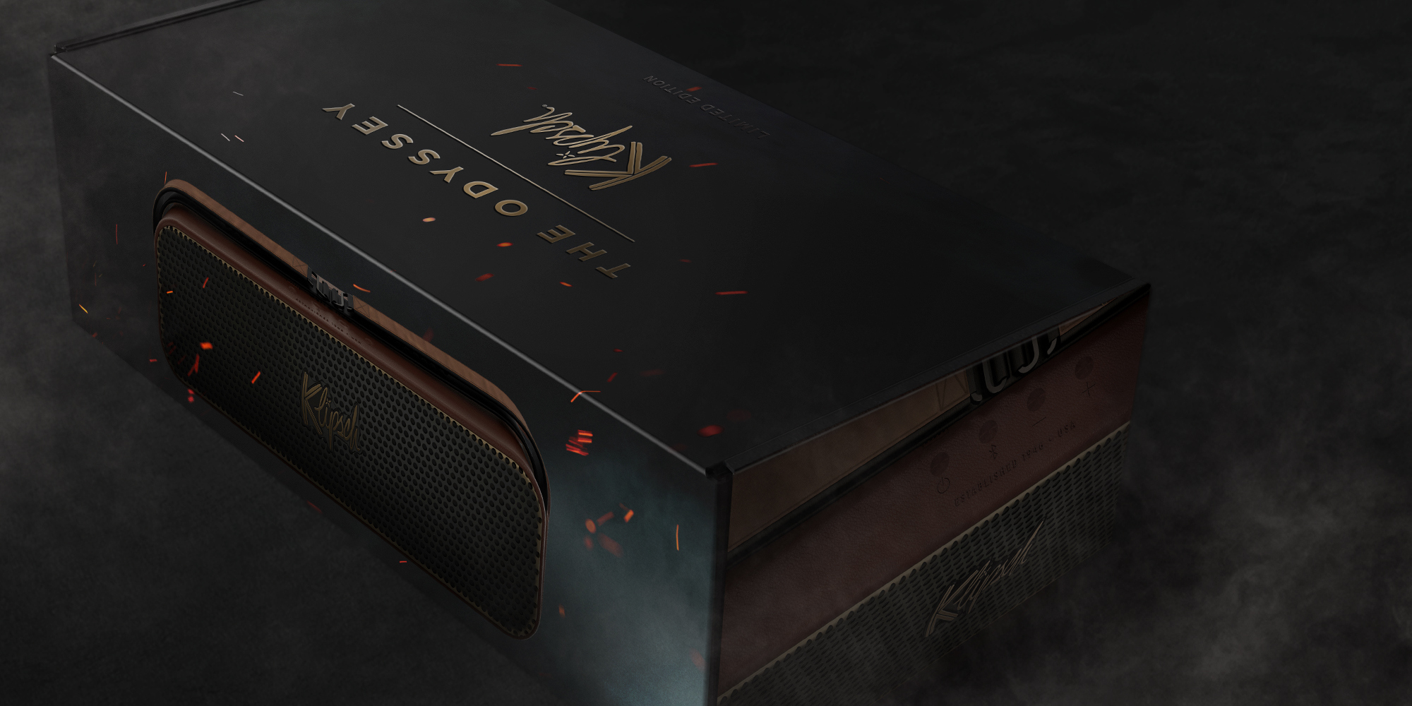 Klipsch x The Odyssey LE 05 Packaging Odyssey Box A 2000x1000