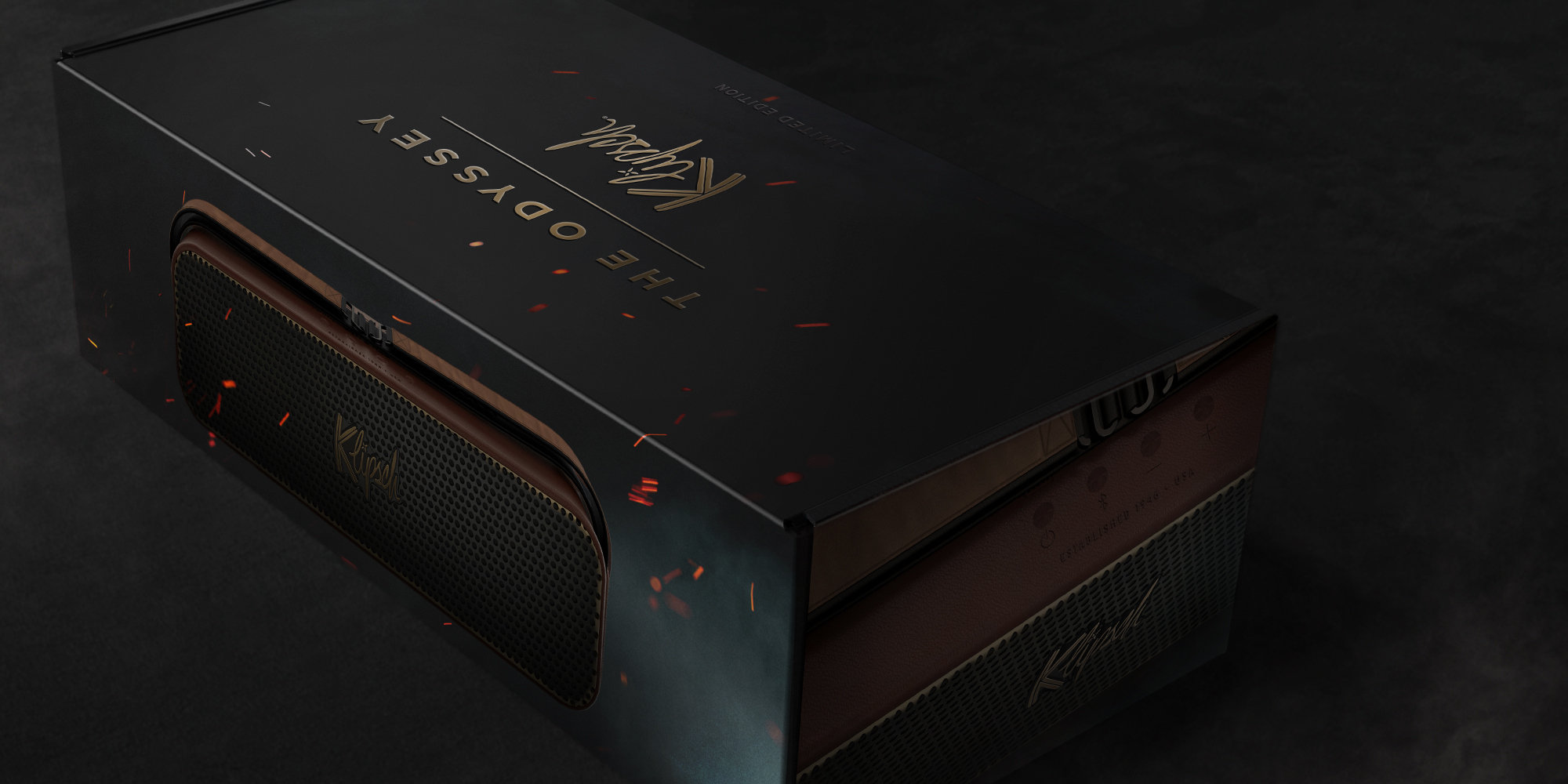 Klipsch x The Odyssey LE 05 Packaging Odyssey Box B 2000x1000