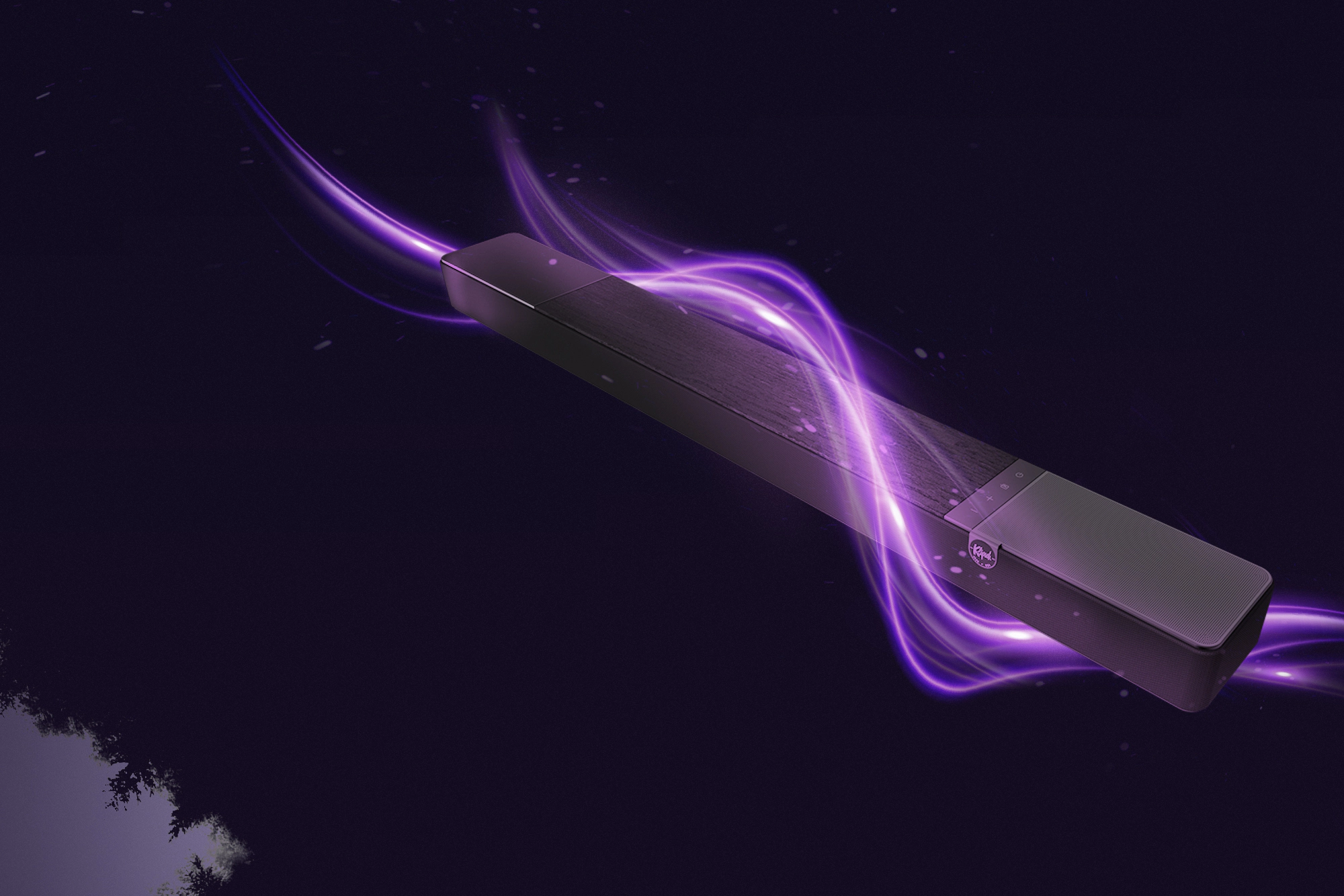 Klipsch Flexus Core with powerful purple magic surrounding_2000x1333