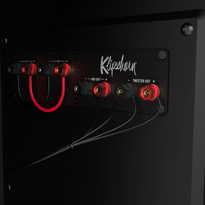 Klipschorn Inputs and Wire Management mobile