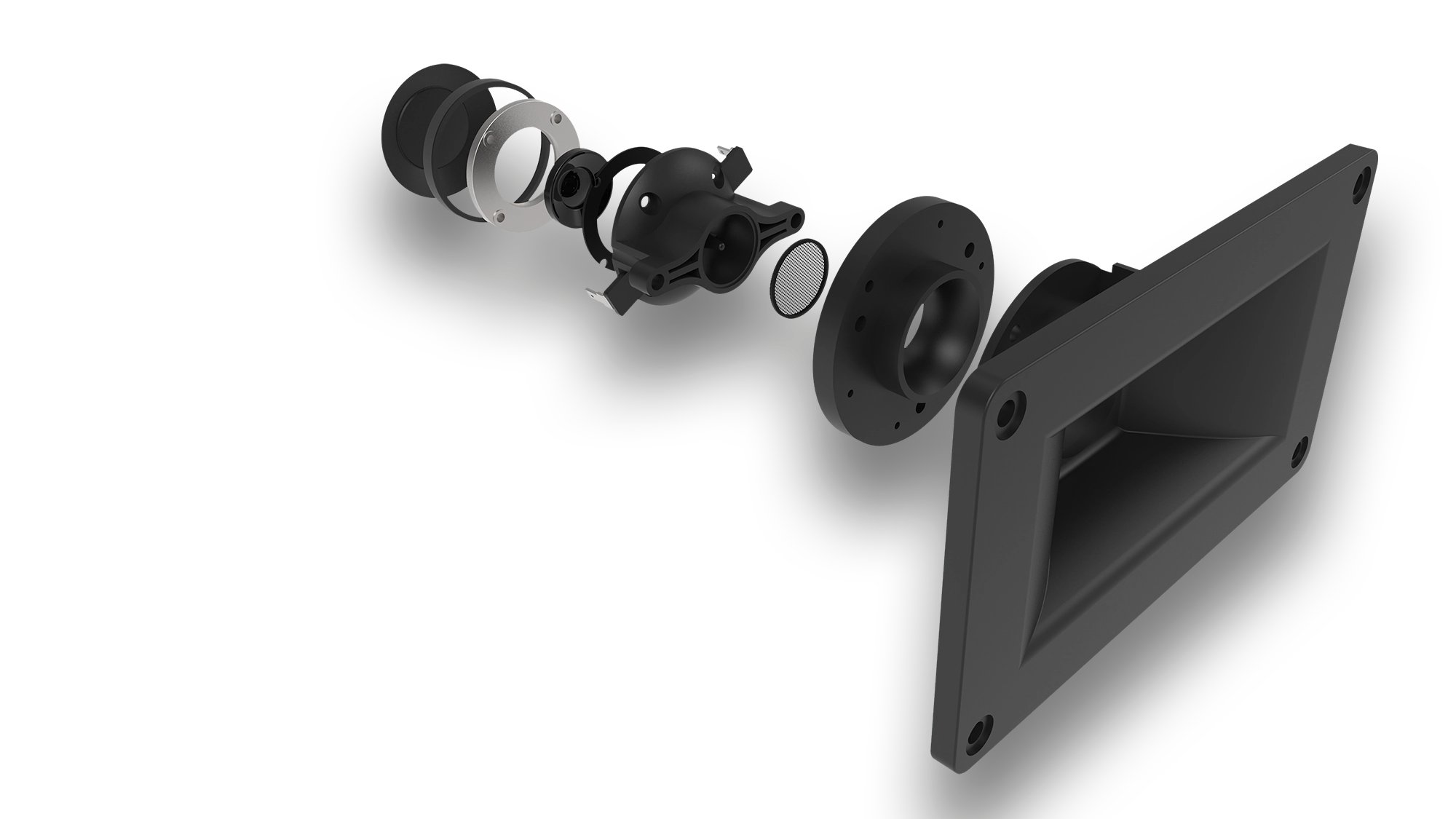 Klipschorn Tweeter Exploded View