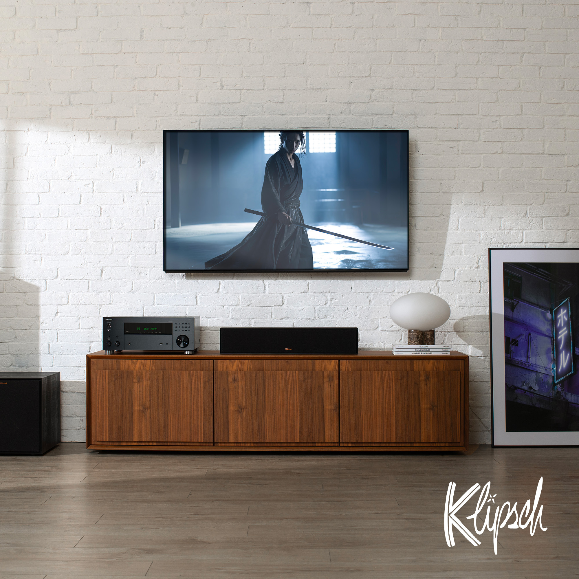 Onkyo TX RZ30 with Klipsch System and Samurai Film hi res 2000x2000 1