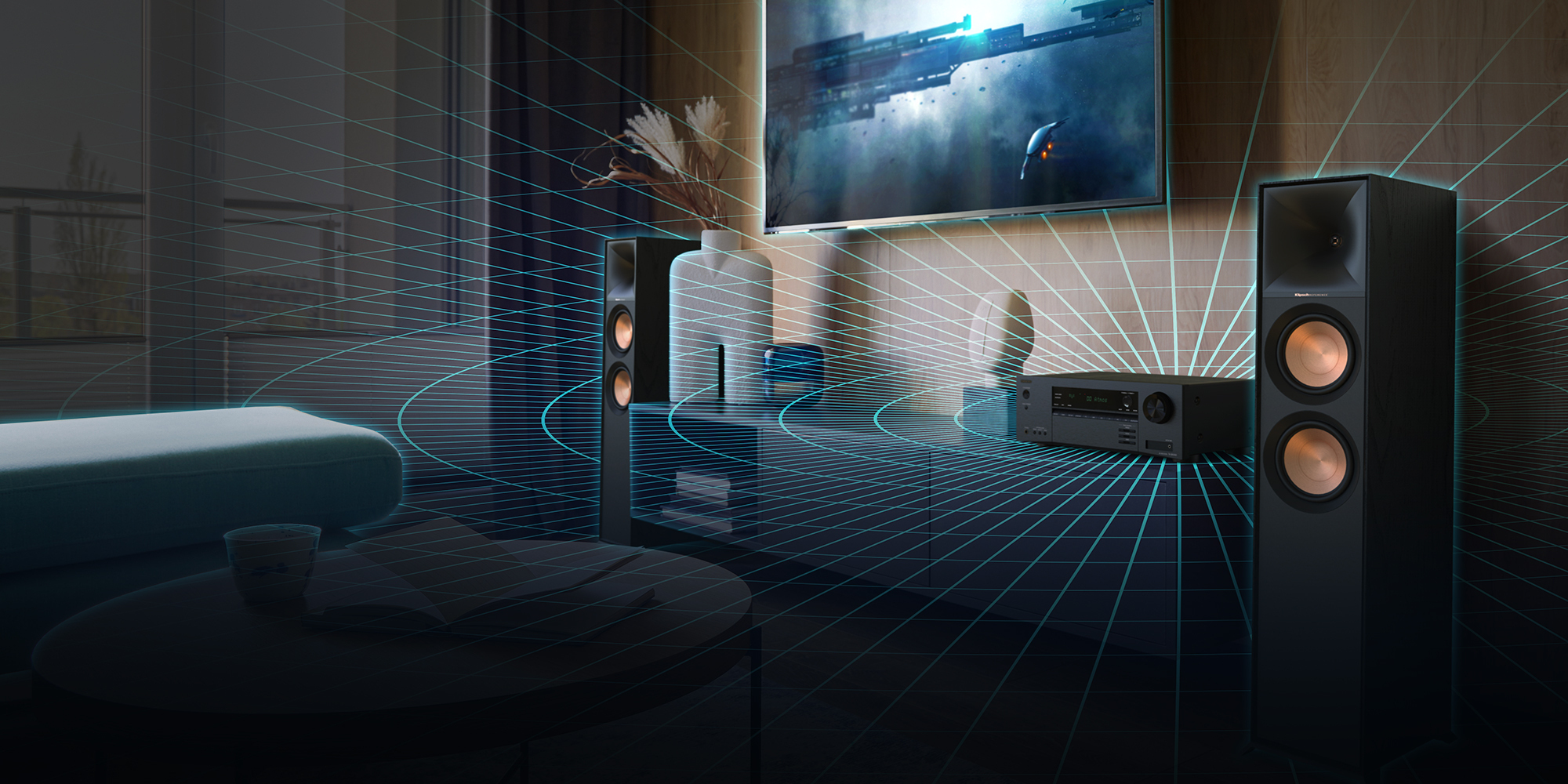 Onkyo TX SR3100 with Accu EQ Room Calibration 2000x1000