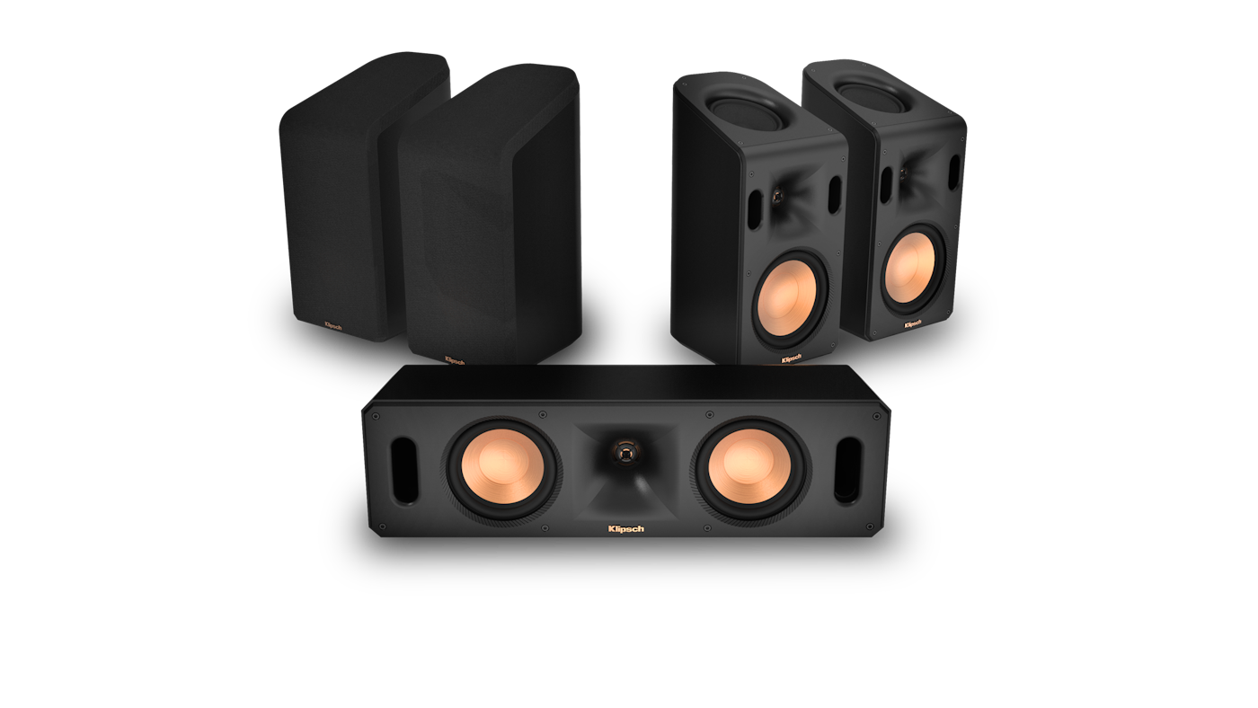קליפש Klipsch Reference Cinema System 5.0.4 מערכת קולנוע ביתי עם Dolby Atmos