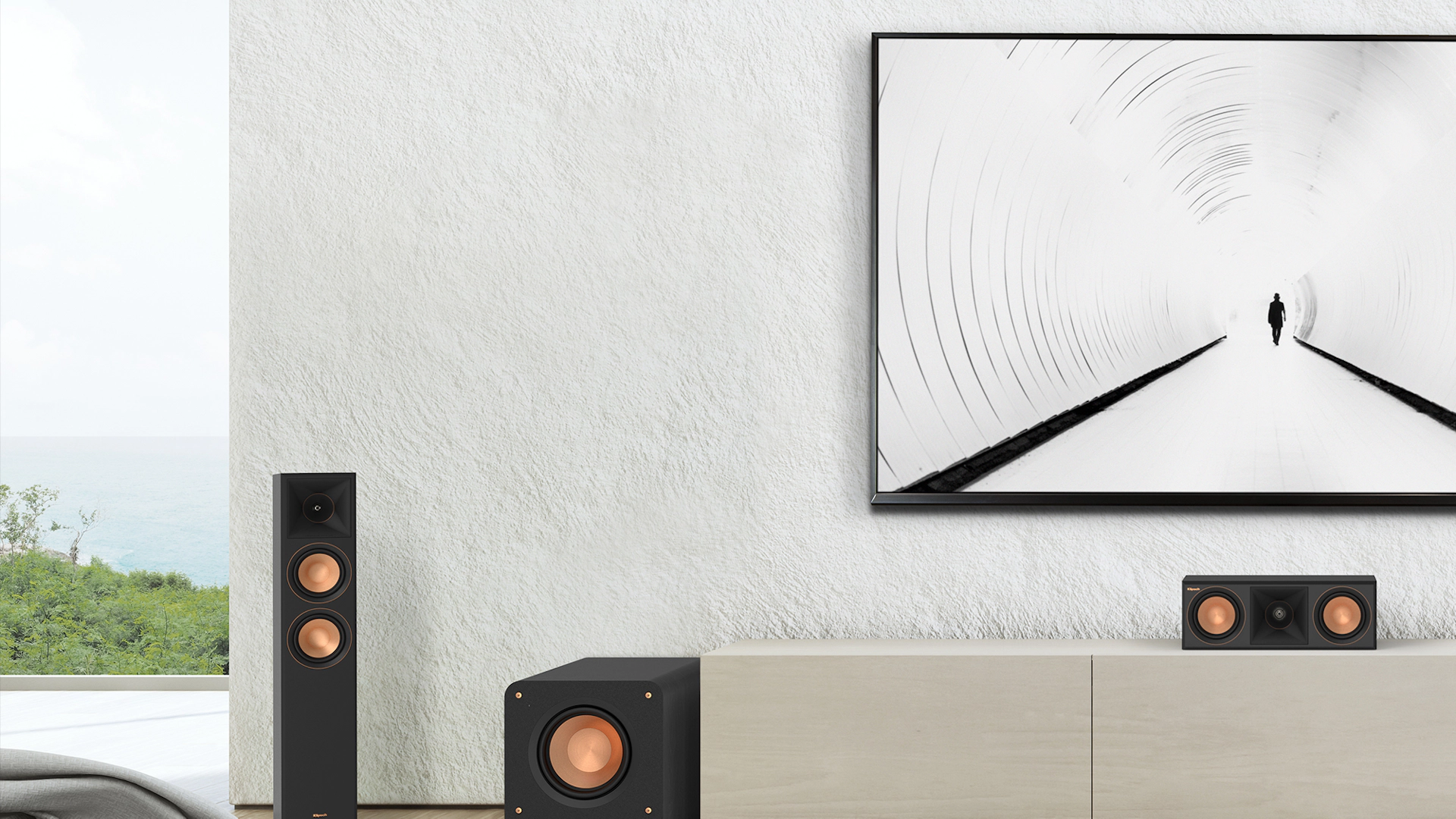 RP 1000 SW in a 3 1 configuration with other Reference Premiere Speakers mobile 1