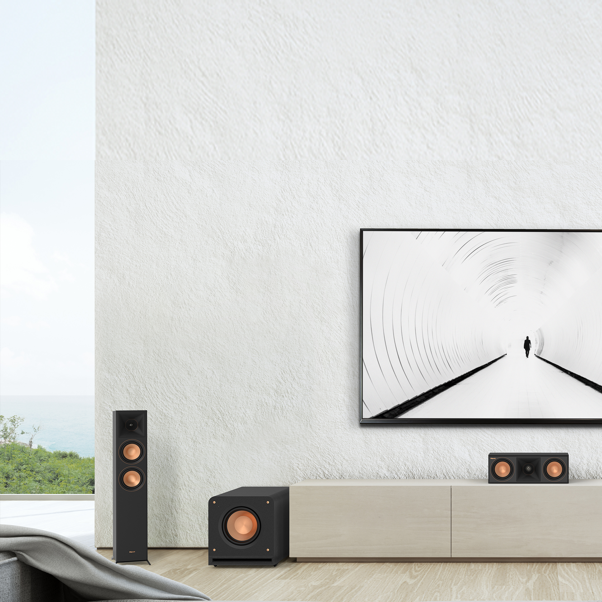 RP 1000 SW in a 3 1 configuration with other Reference Premiere Speakers revised mobile