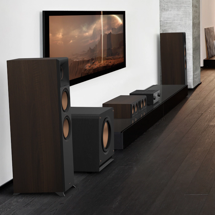 RP 1400 SW in a 3 1 configuration with other Reference Premiere Speakers mobile