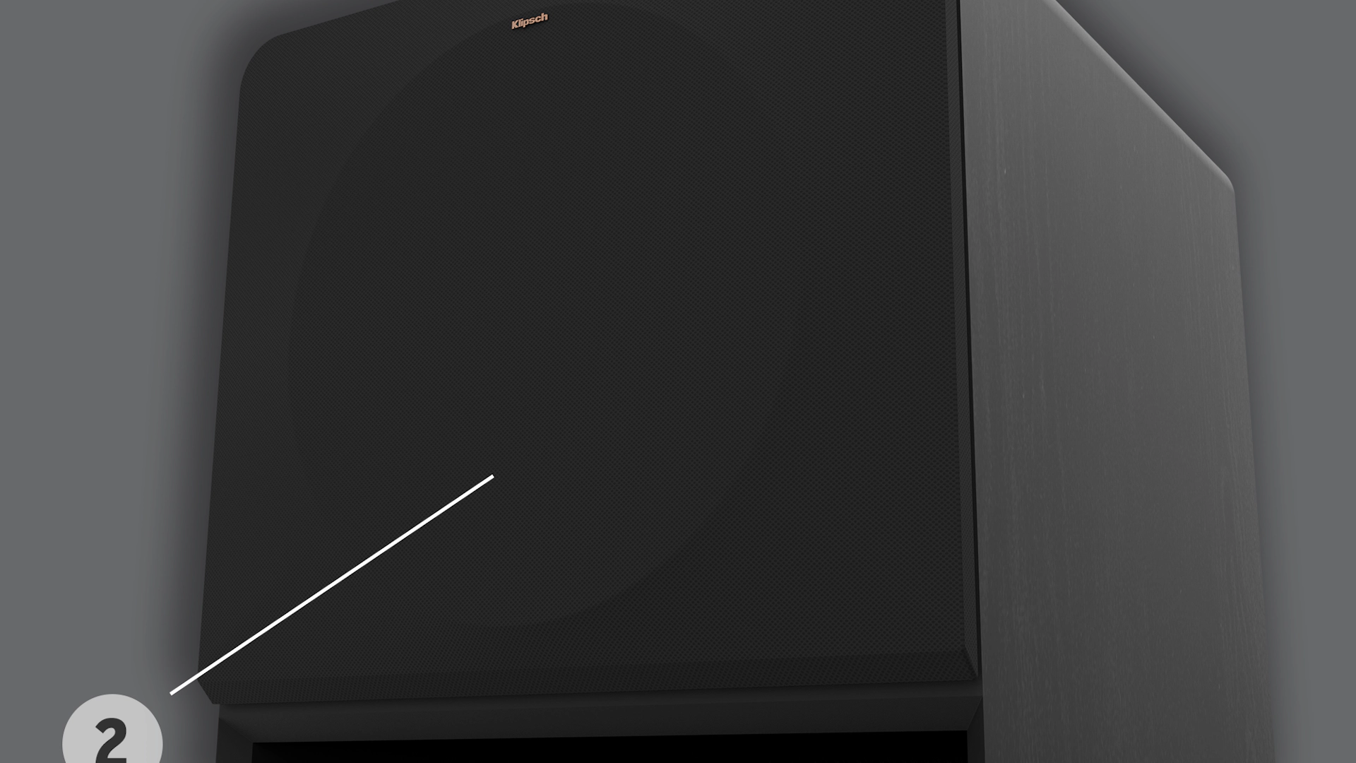 RP 1600 SW front angle view with numbered design upgrade feature callouts described in page text