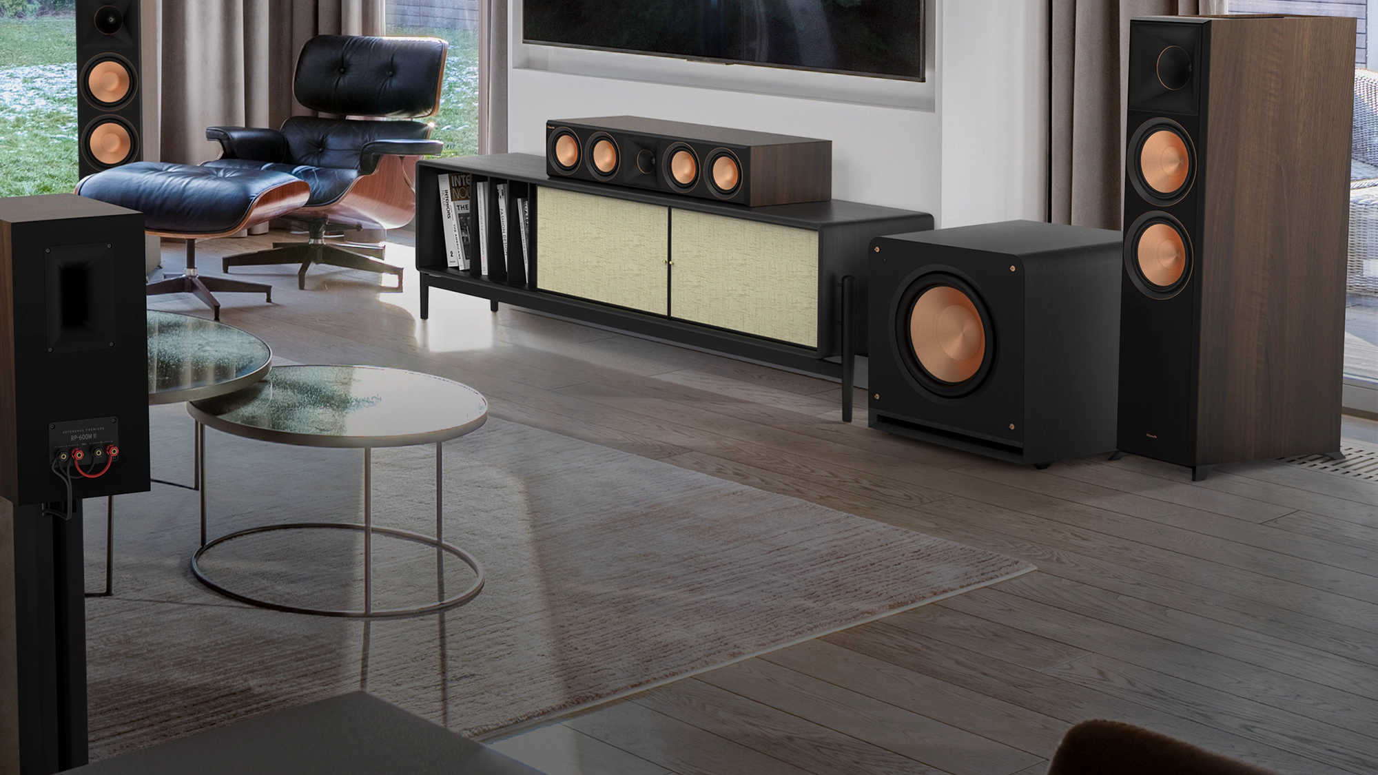 RP 1600 SW in a 5 1 configuration with other Reference Premiere Speakers 1