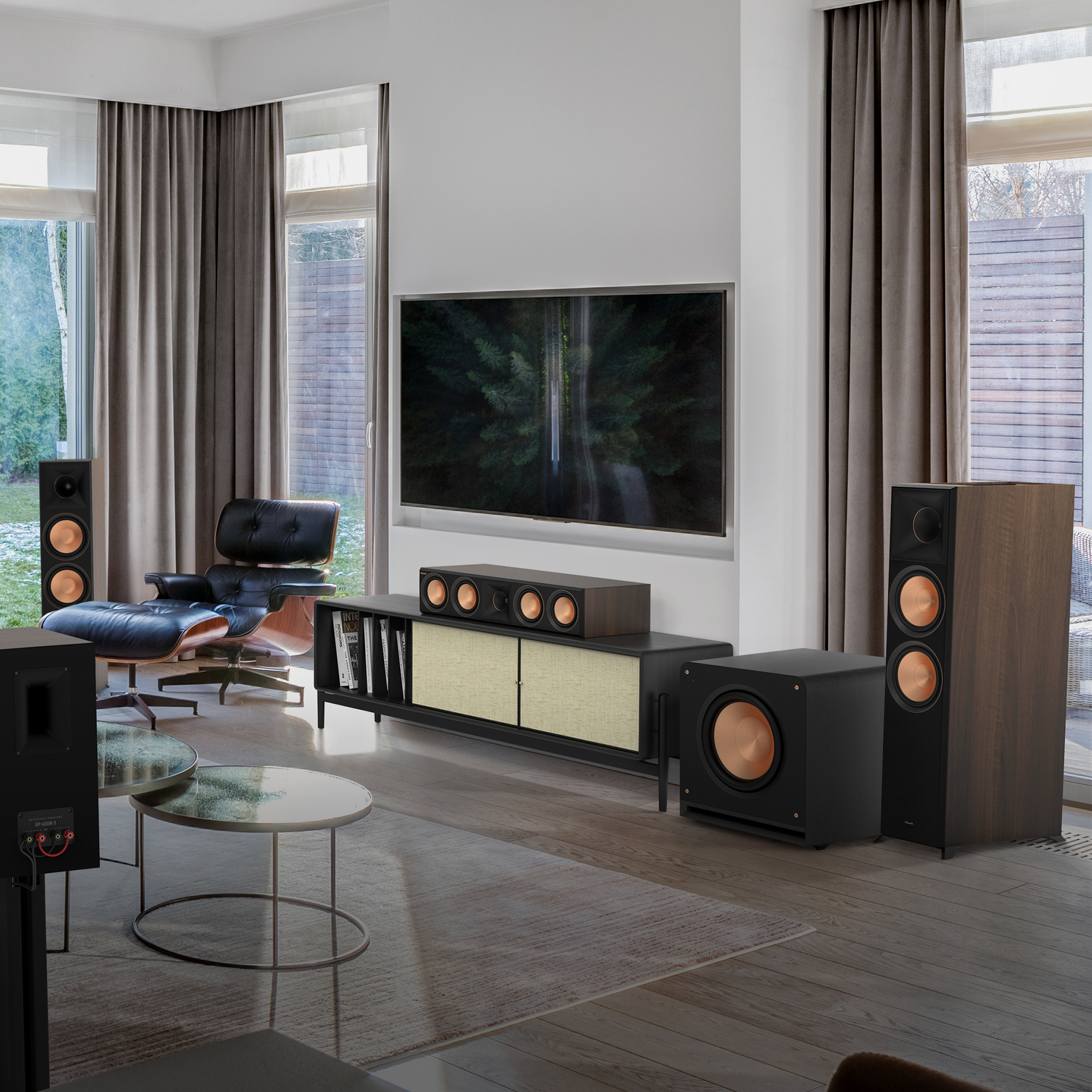 RP 1600 SW in a 5 1 configuration with other Reference Premiere Speakers mobile