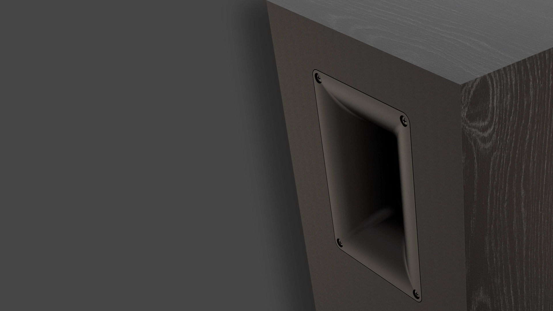 RP 600 M II closeup of rear tractrix port