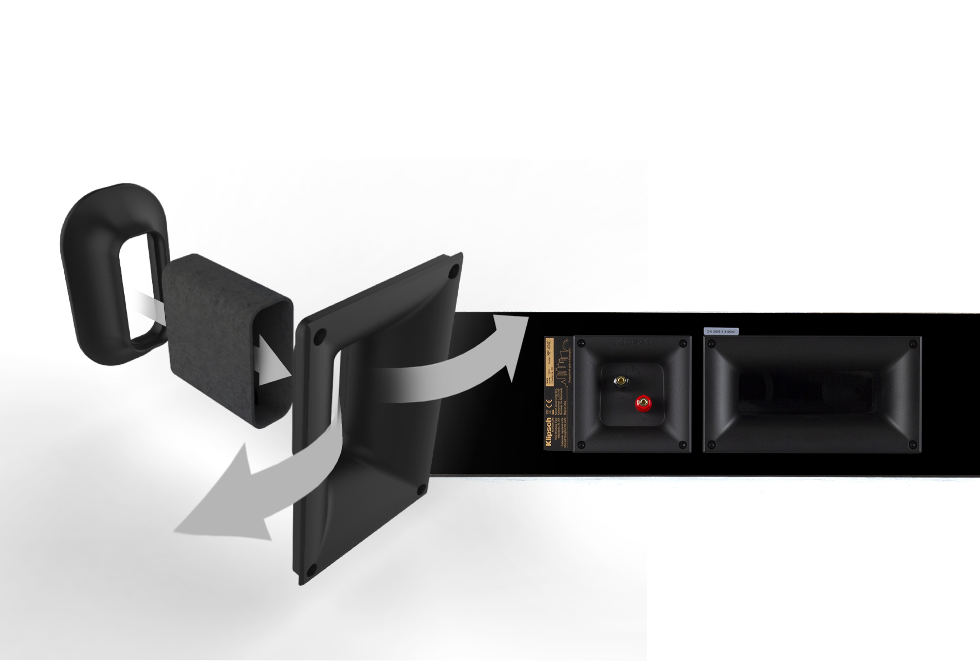 Klipsch | RP-404C Piano Black