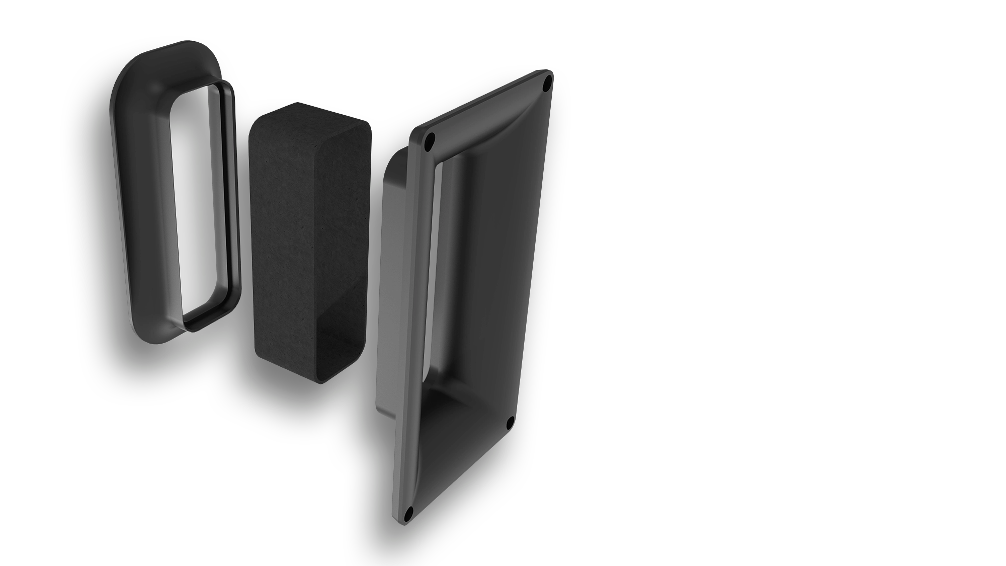 Rear Tractrix Port Exploded View