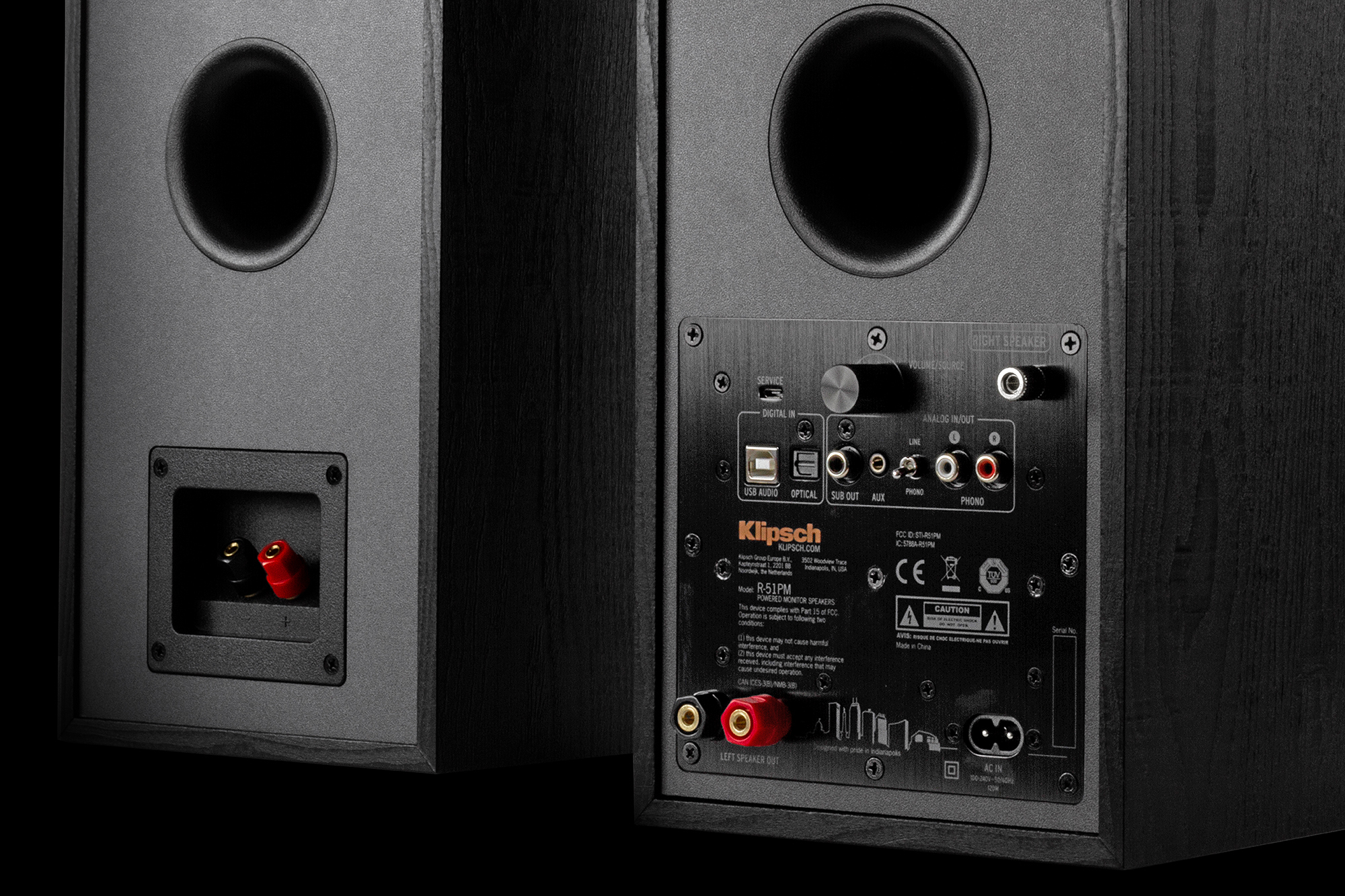 配信機器・PA機器・レコーディング機器 R-41PM Klipsch Powered Book ShelfSpeaker Amazon.com: Klipsch R-41PM Powered Bookshelf Speaker,Black