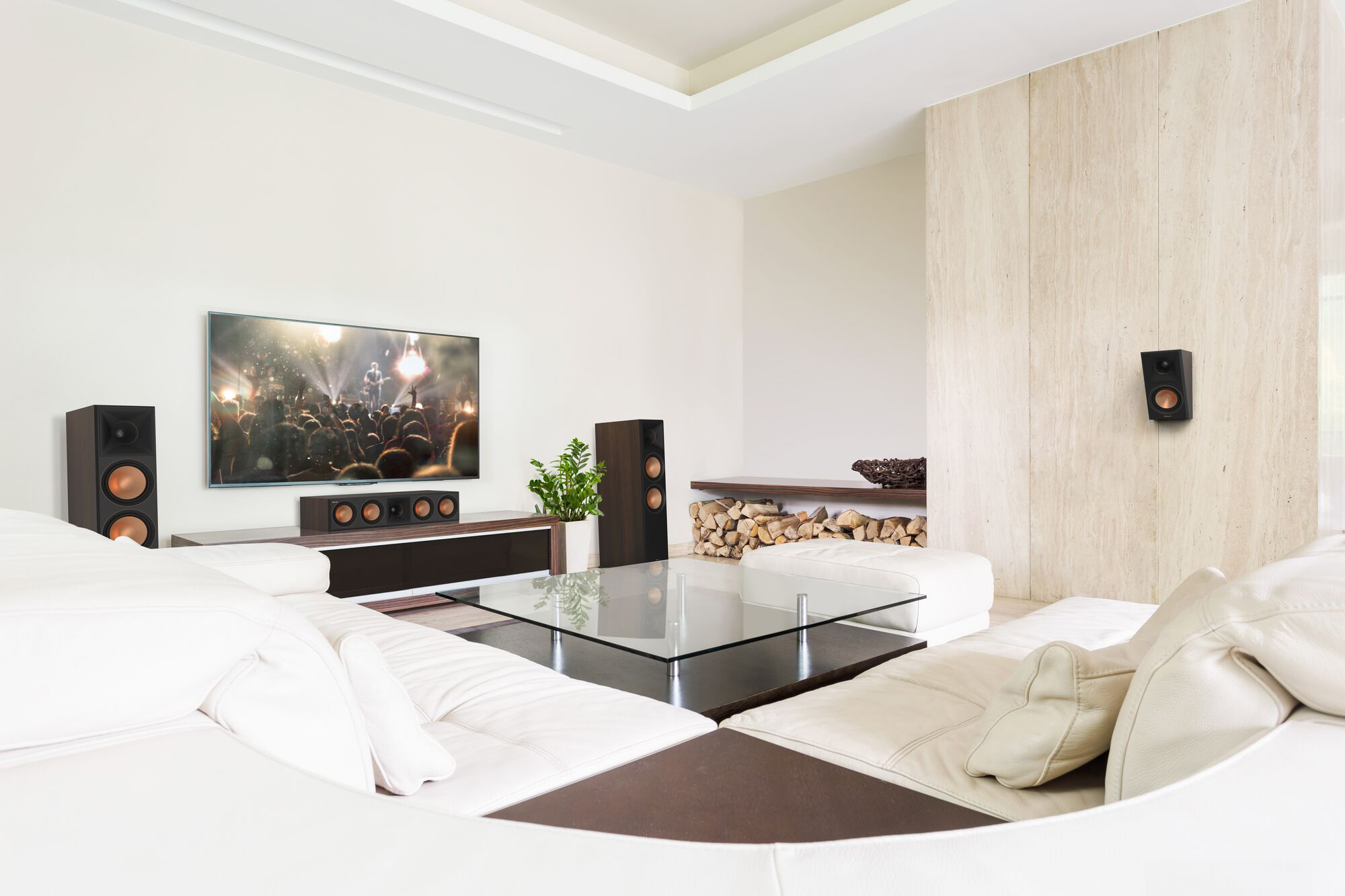 Reference Premiere dolby atmos home theater RP8060 FA RP500 SA white room
