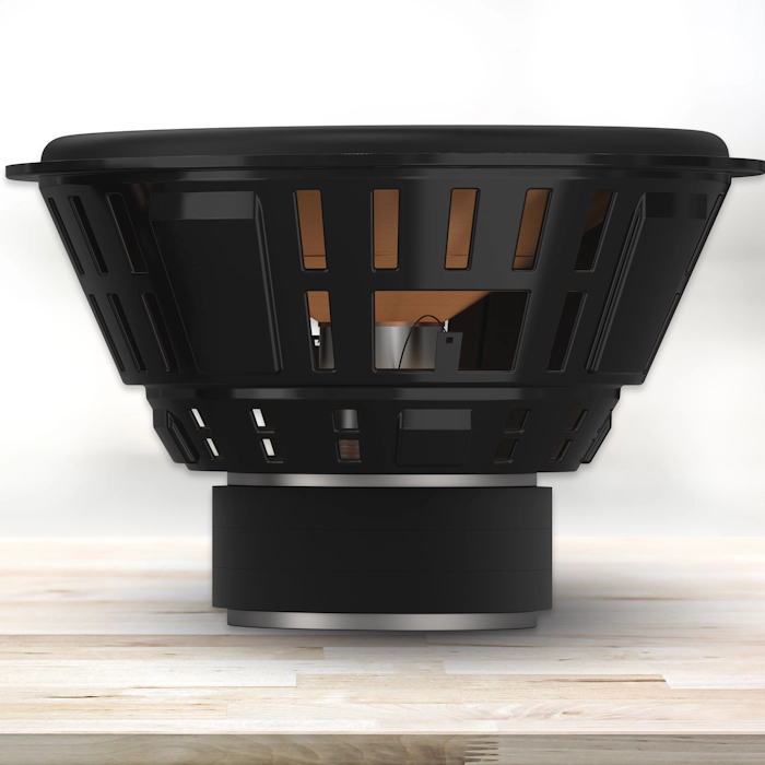 Side view of a RP 1600 SW woofer mobile