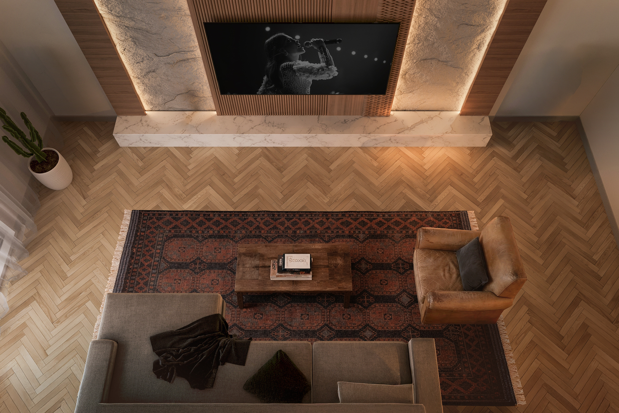 Stylish room from overhead 2000x1333 Mobile