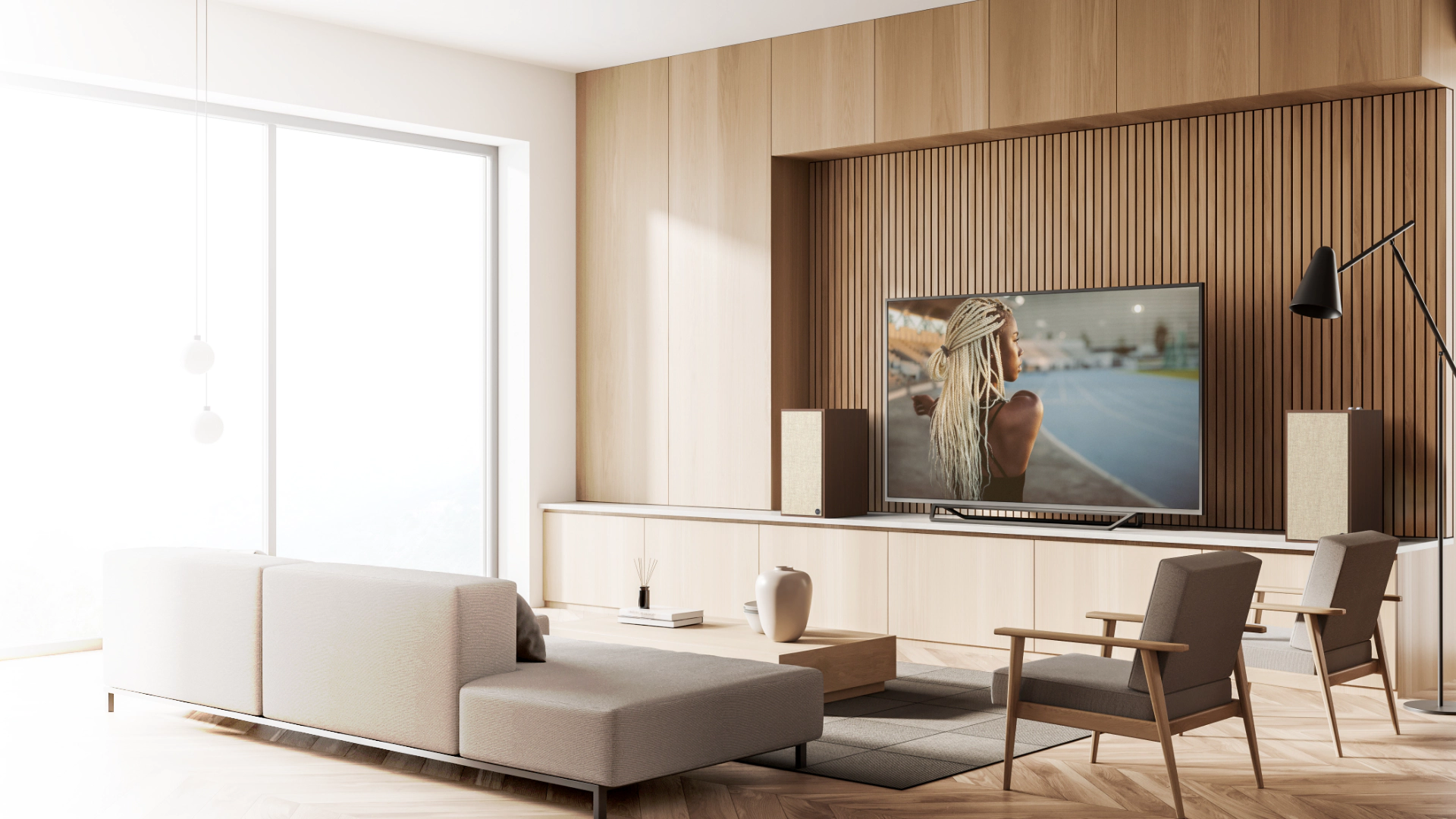 The Sevens In Bright TV Room