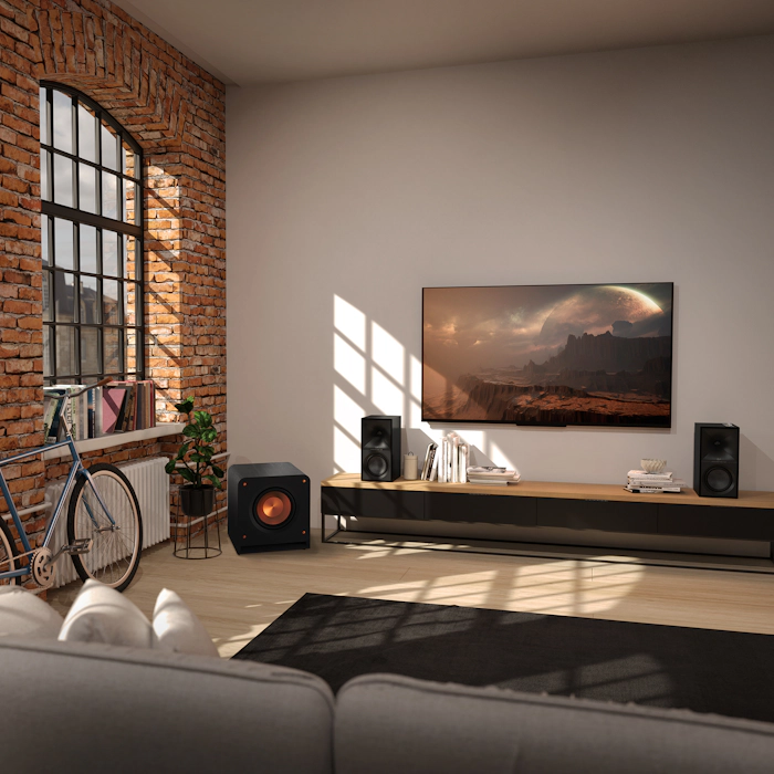 The Sevens and RP 1200 SW in Loft Living Space with Bike 2000x2000