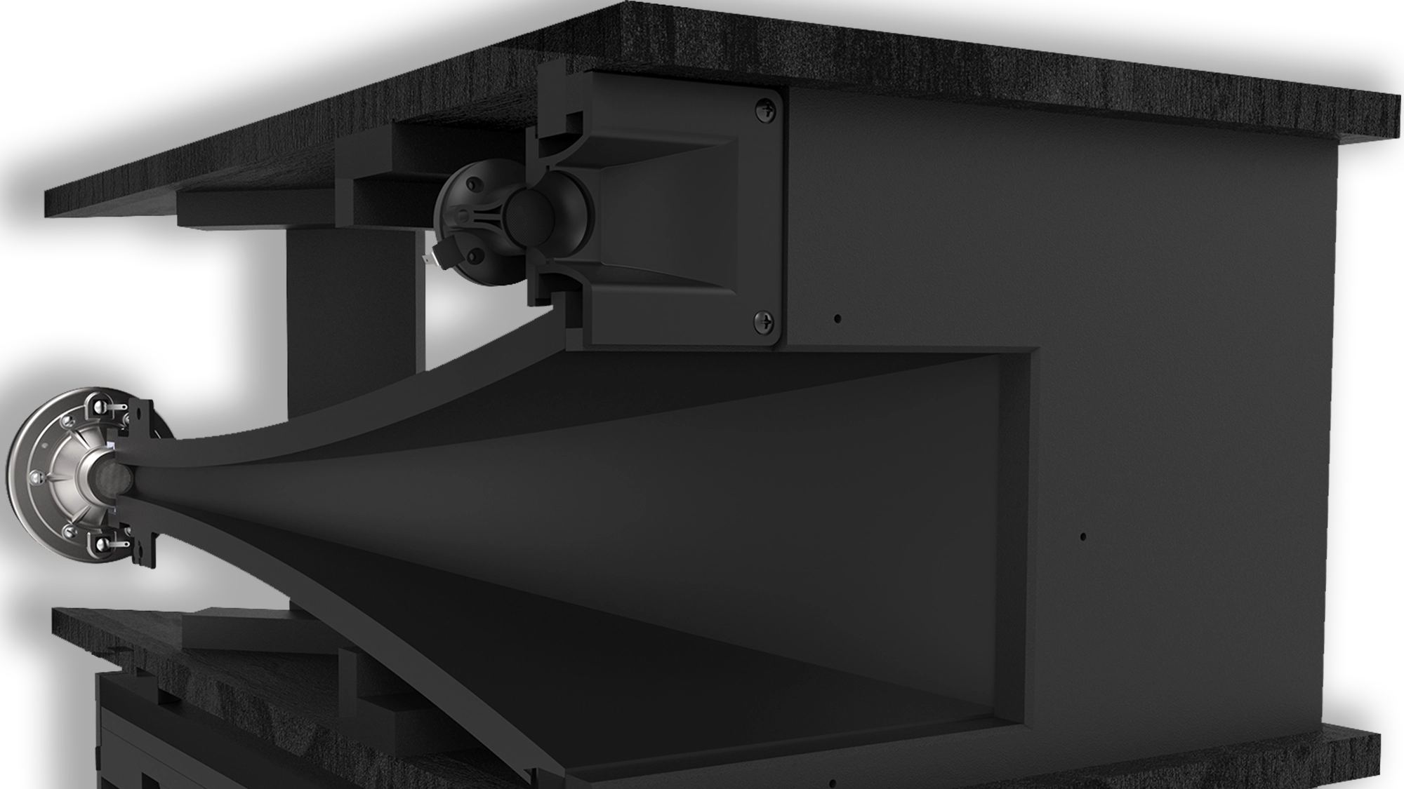 Klipschorn horn cutaway