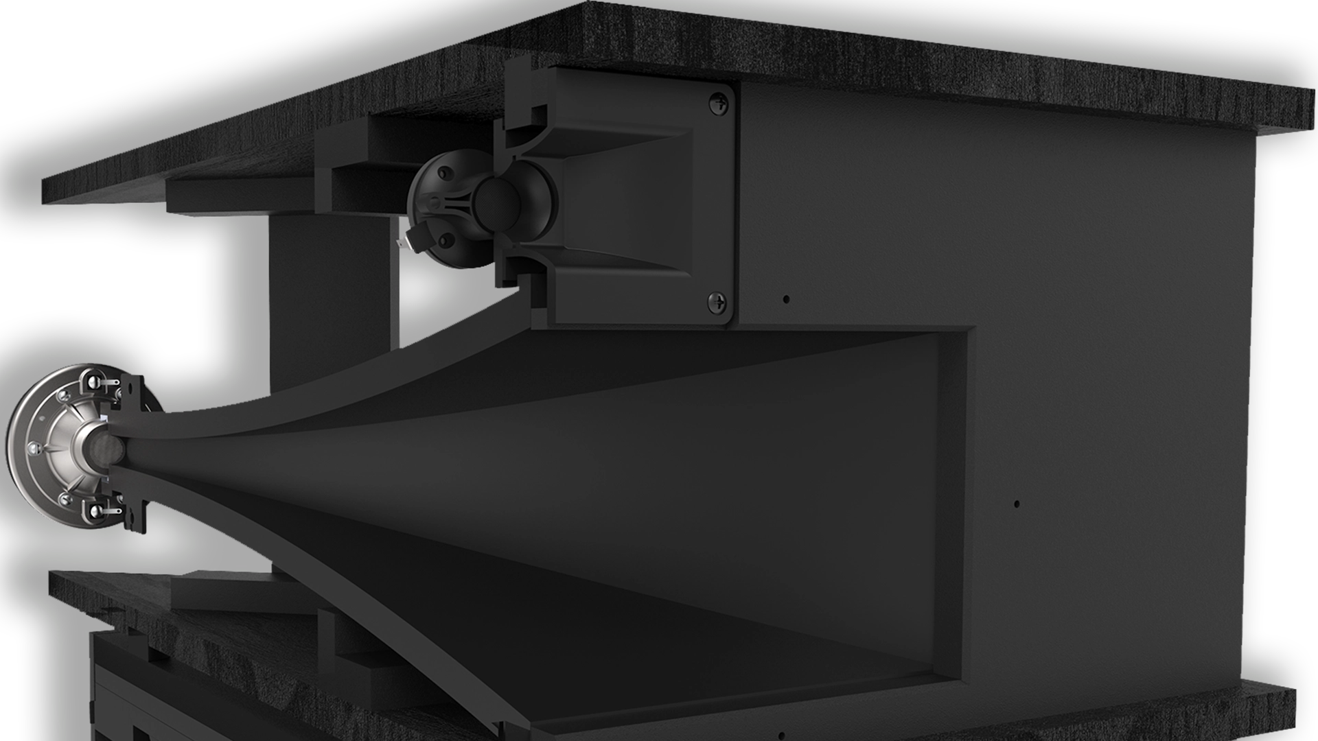 Klipschorn horn cutaway