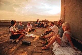 Klipsch Detroit portable speakers at rooftop hang 2000x1333