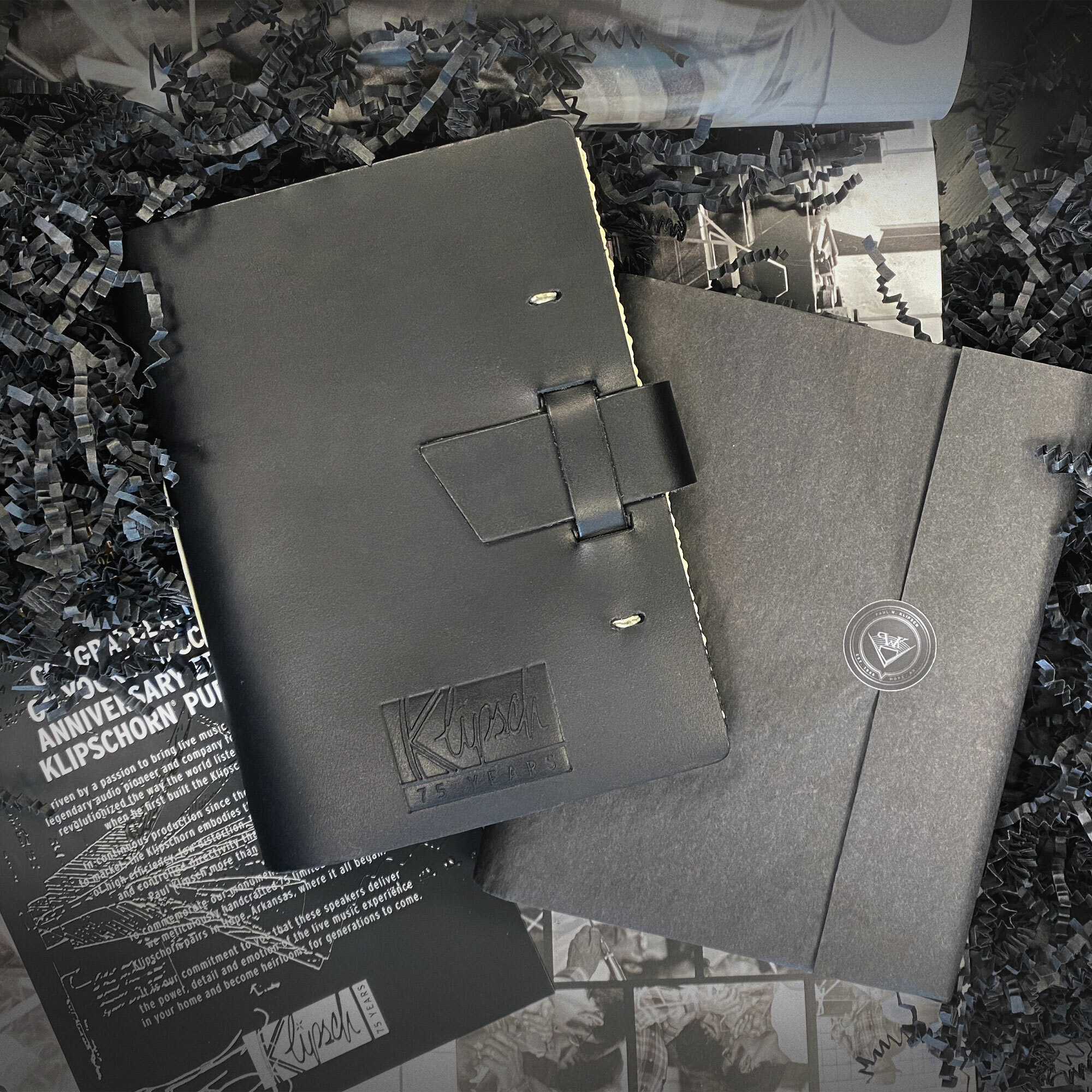 75 TH ANNIVERSARY KLIPSCH LEATHER JOURNAL