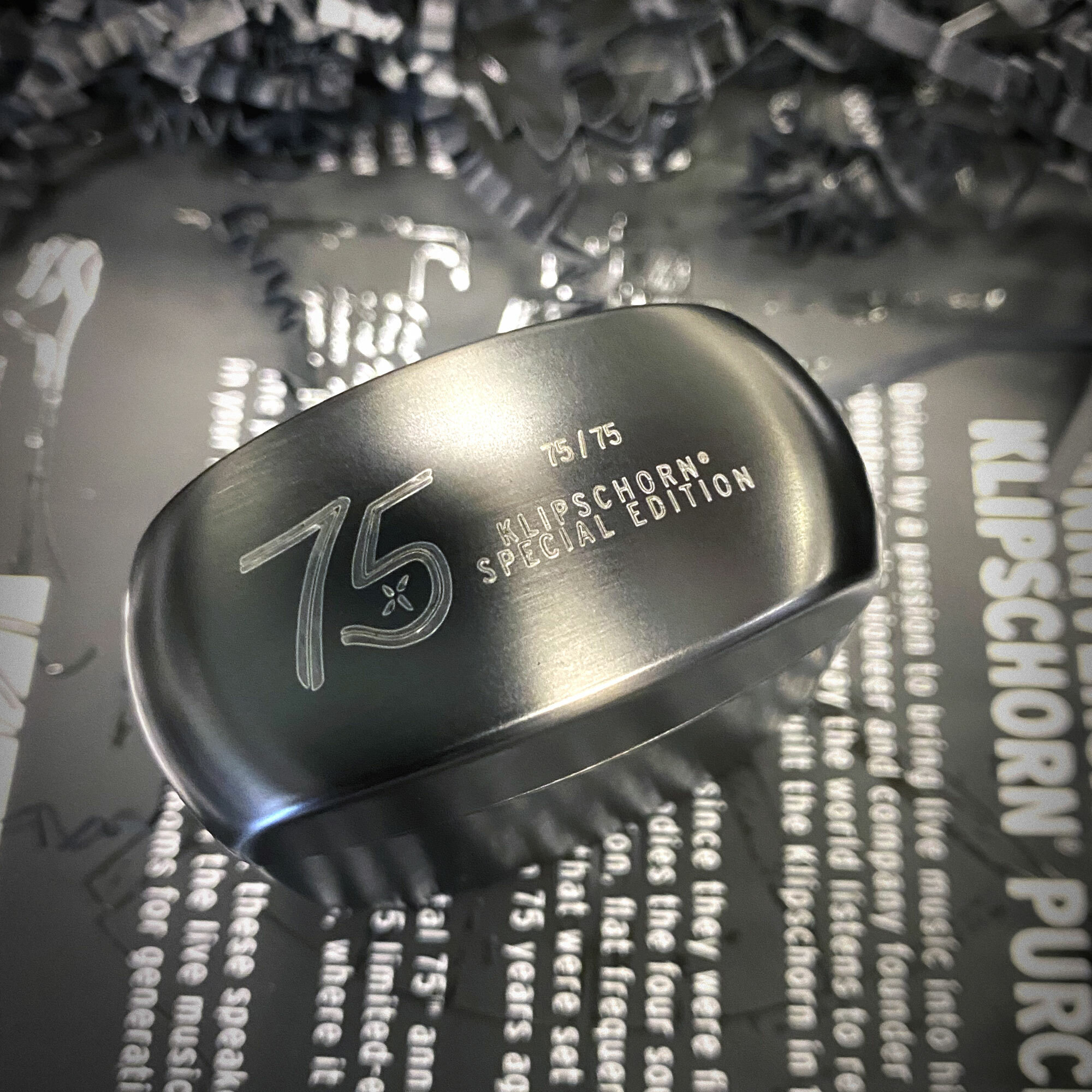 75th anniversary engraved T5 II earphones